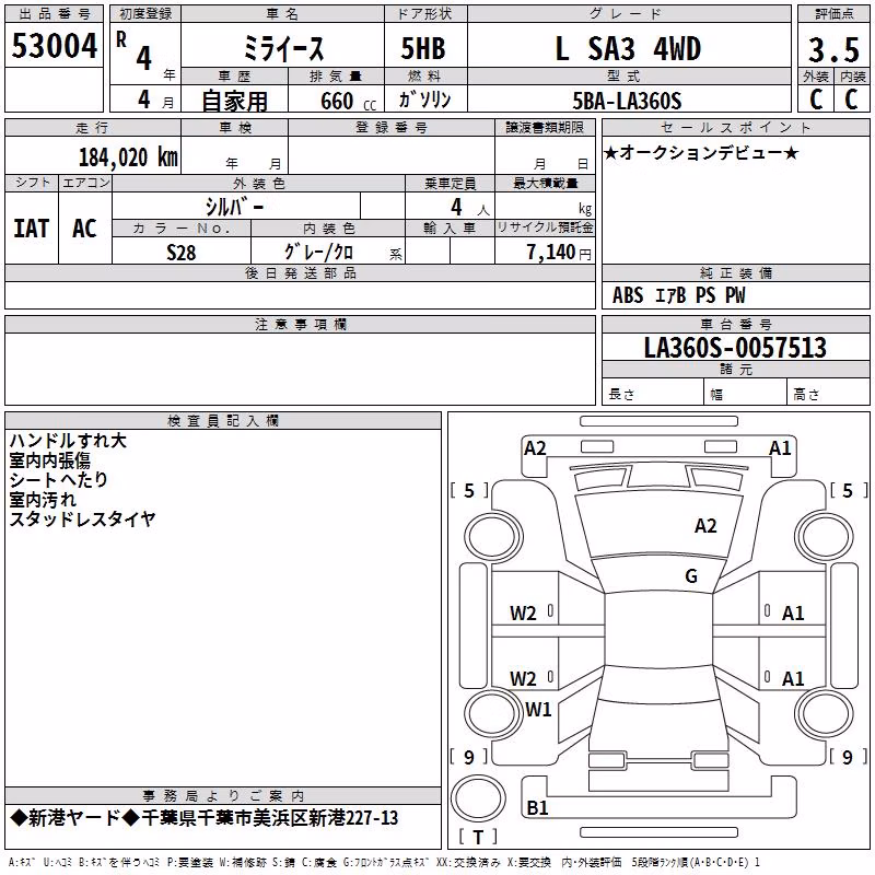 DAIHATSU MIRA E:S