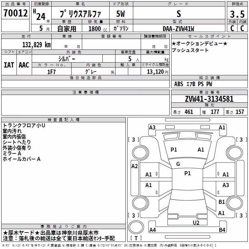 TOYOTA PRIUS ALPHA