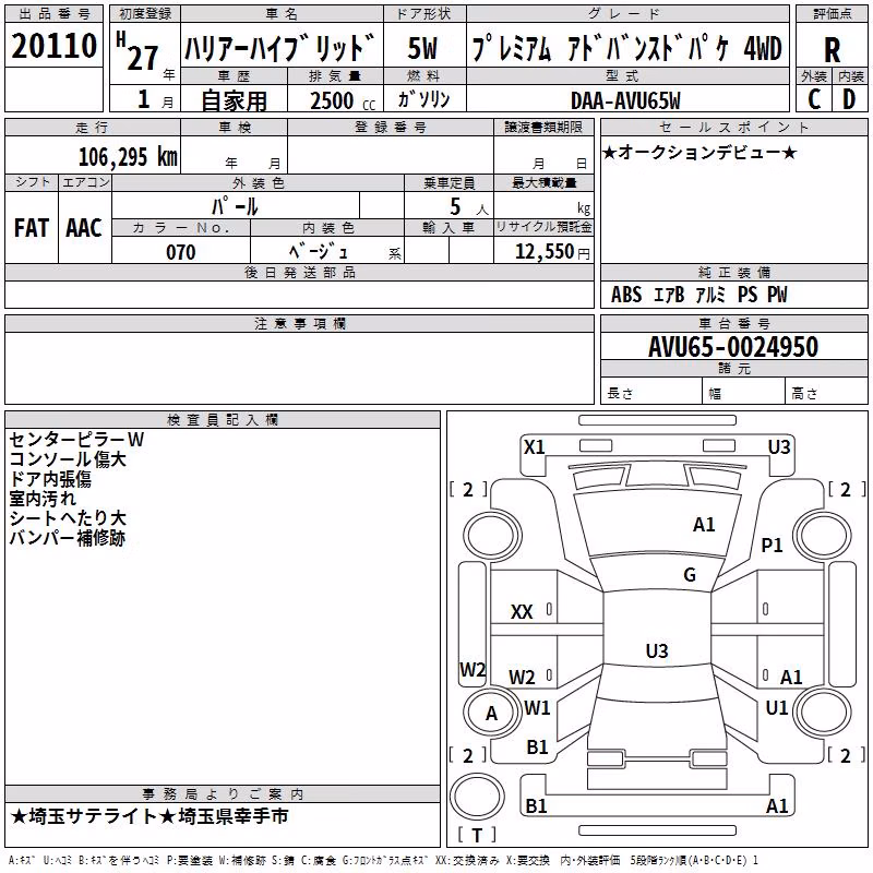 TOYOTA HARRIER