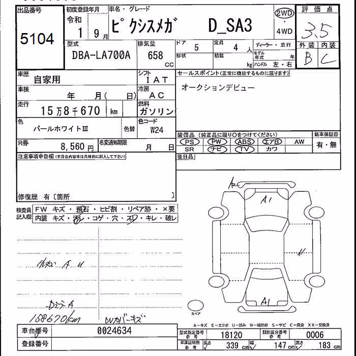 TOYOTA PIXIS MEGA