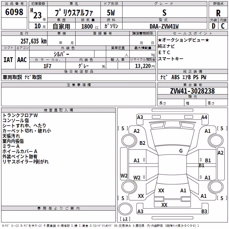 TOYOTA PRIUS ALPHA