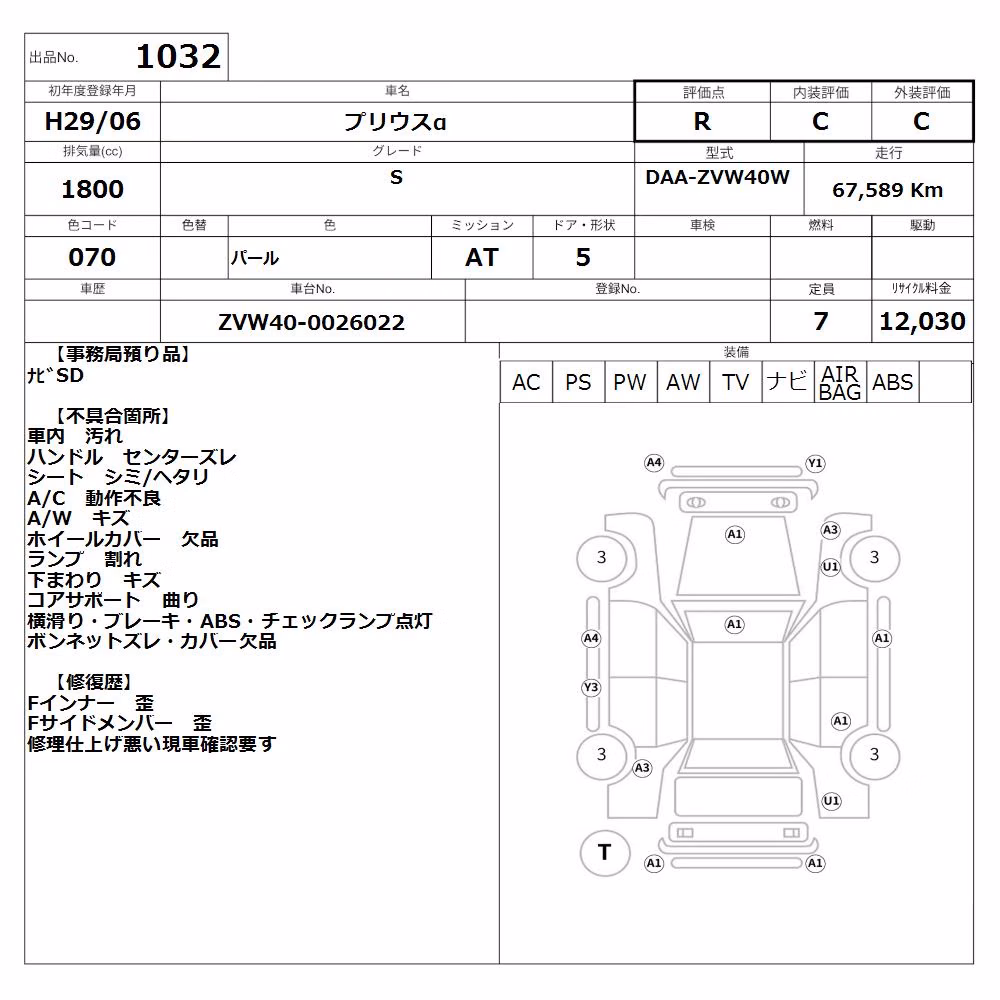TOYOTA PRIUS ALPHA