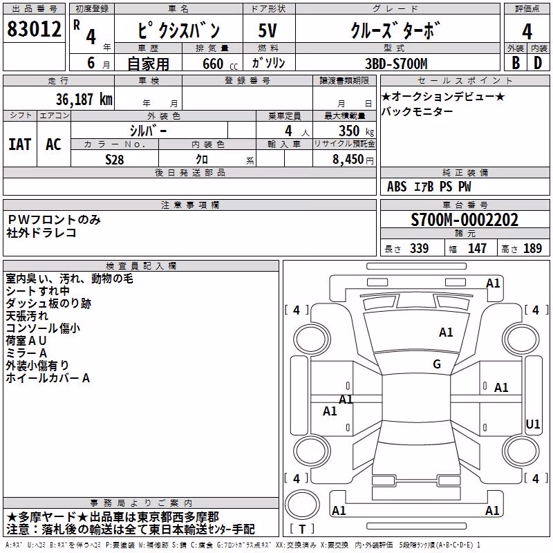TOYOTA PIXIS VAN