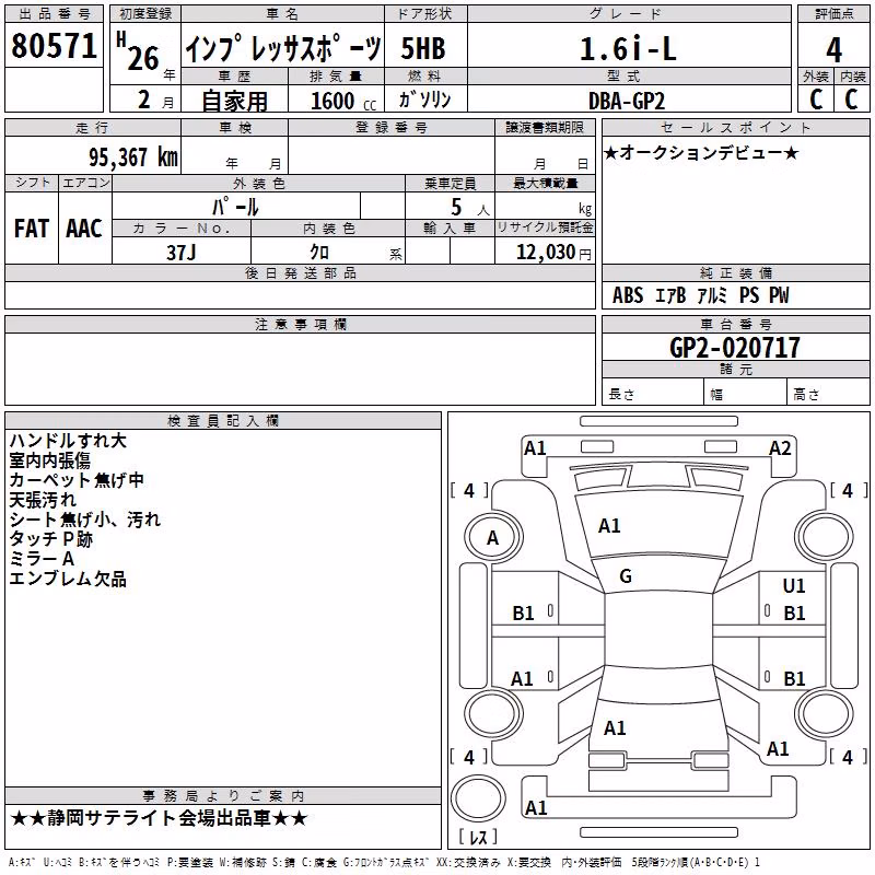 SUBARU IMPREZA