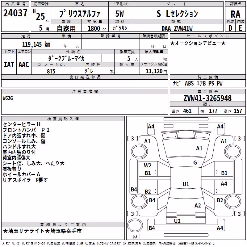 TOYOTA PRIUS ALPHA