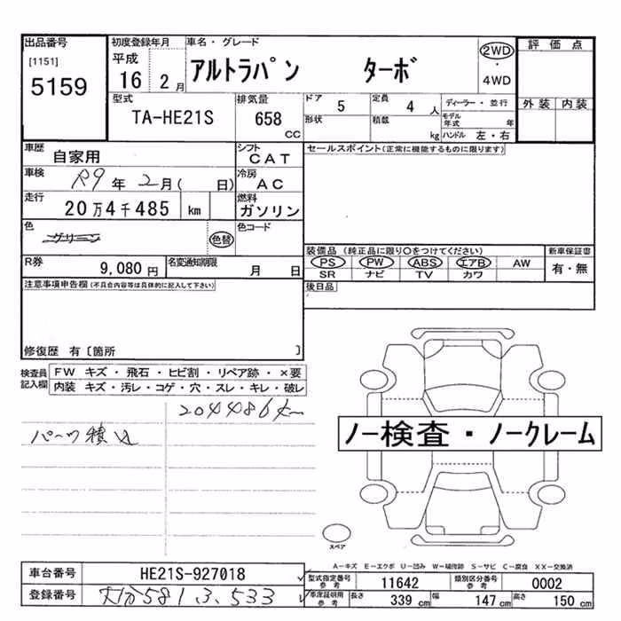 SUZUKI ALTO LAPIN