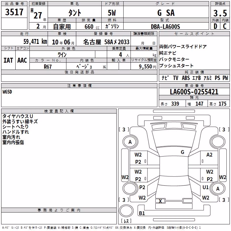 DAIHATSU TANTO
