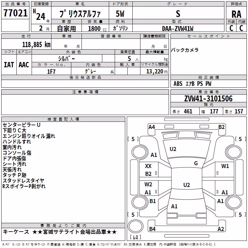 TOYOTA PRIUS ALPHA