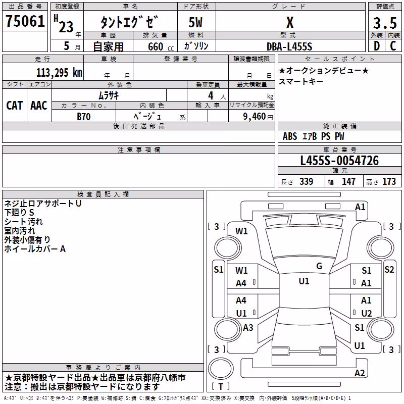DAIHATSU TANTO EXE