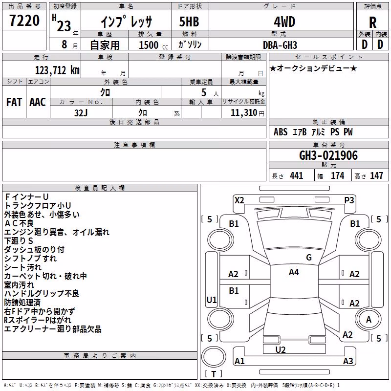 SUBARU IMPREZA