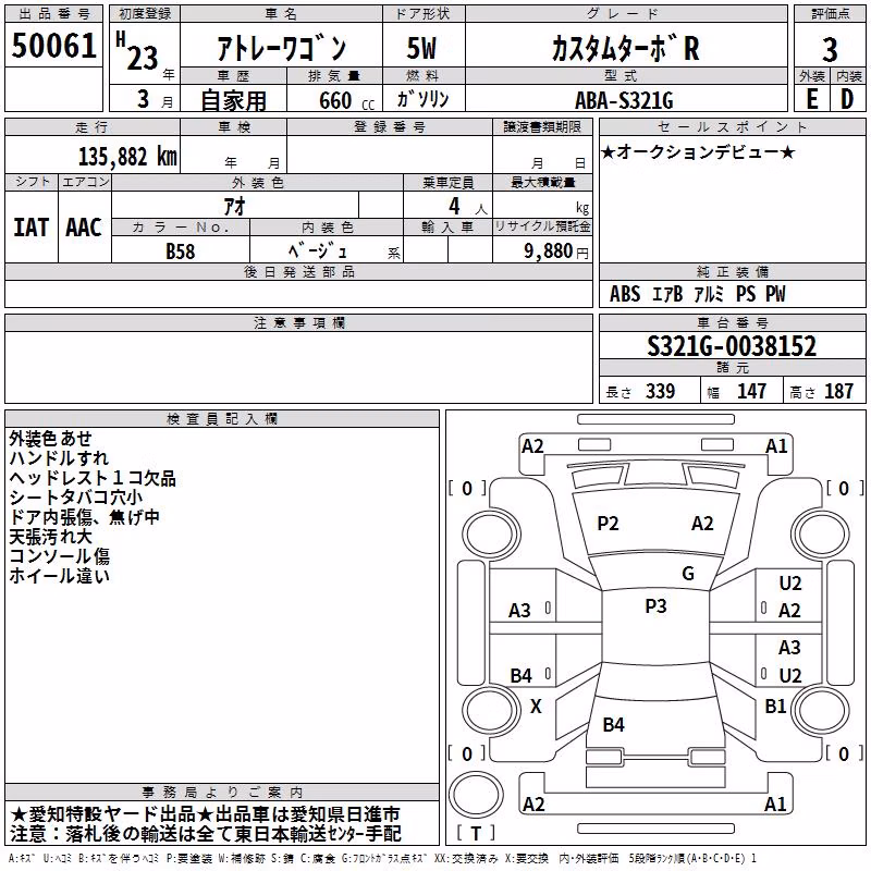 DAIHATSU ATRAI