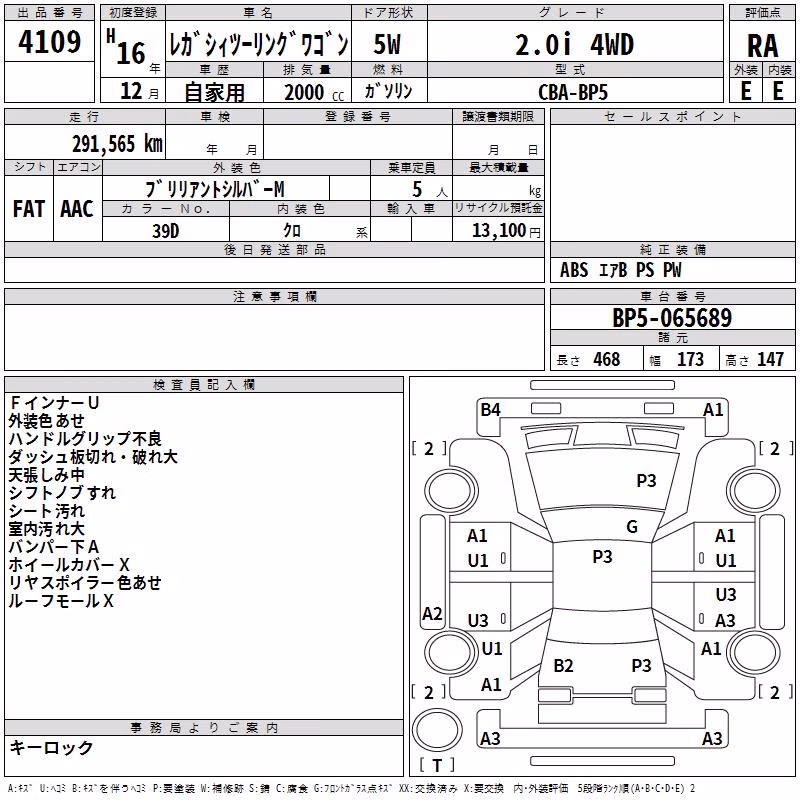 SUBARU LEGACY