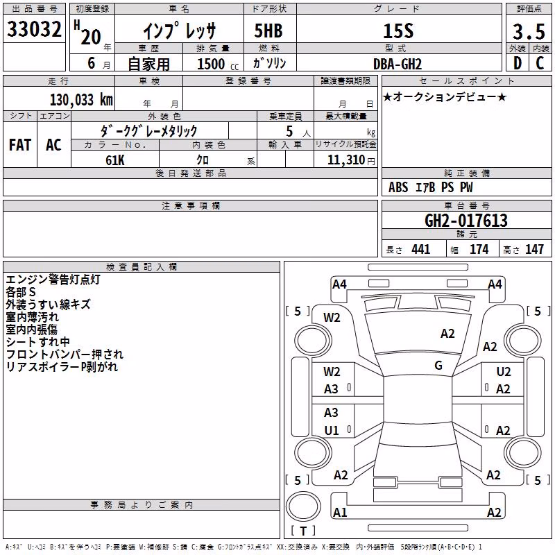 SUBARU IMPREZA