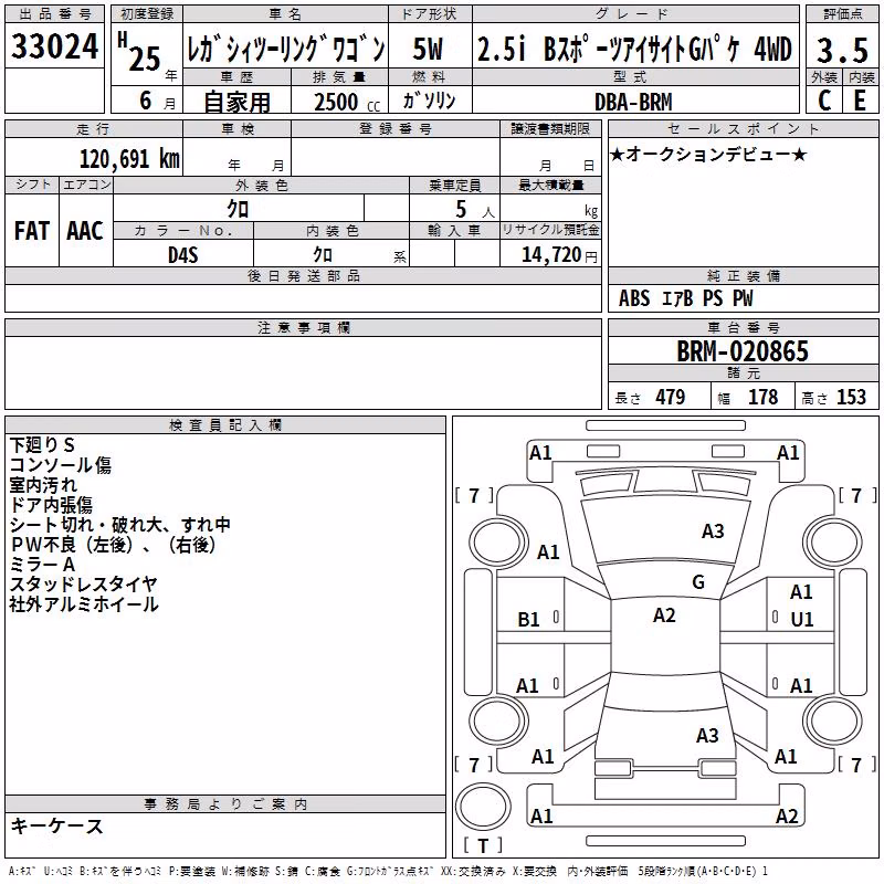 SUBARU LEGACY