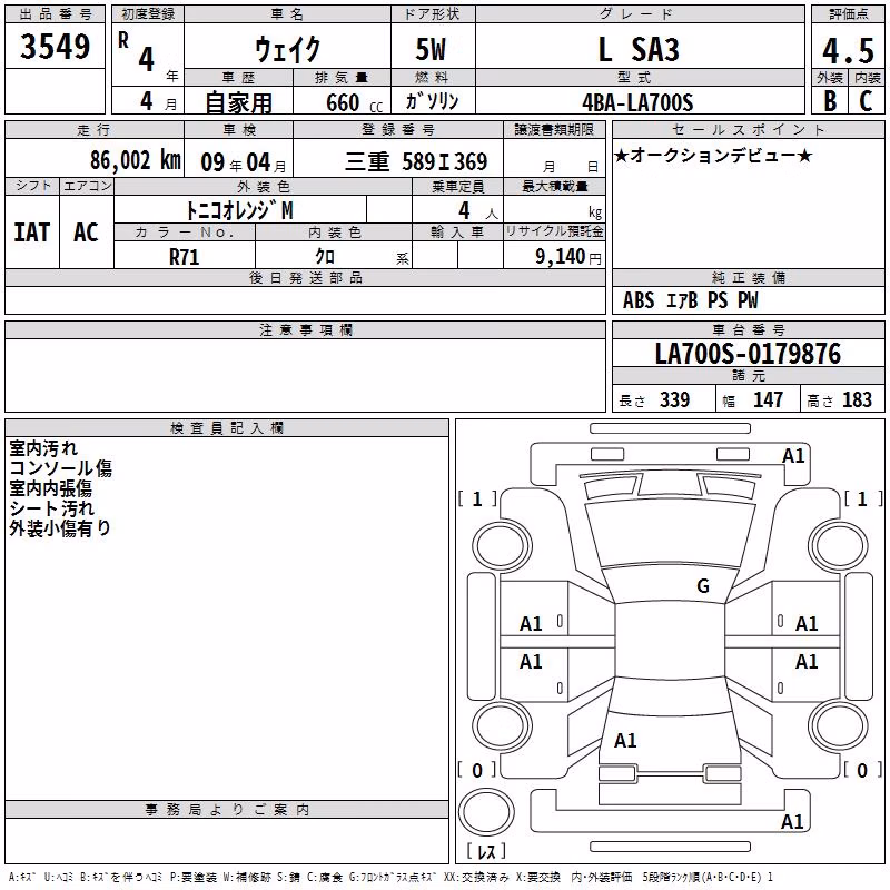 DAIHATSU WAKE