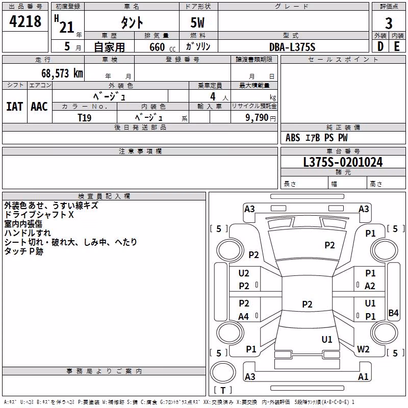 DAIHATSU TANTO