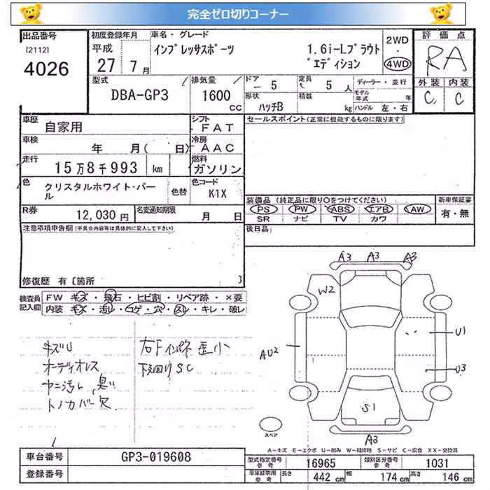 SUBARU IMPREZA
