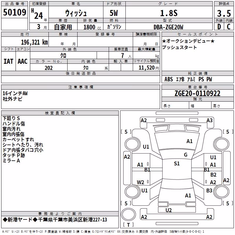 TOYOTA WISH