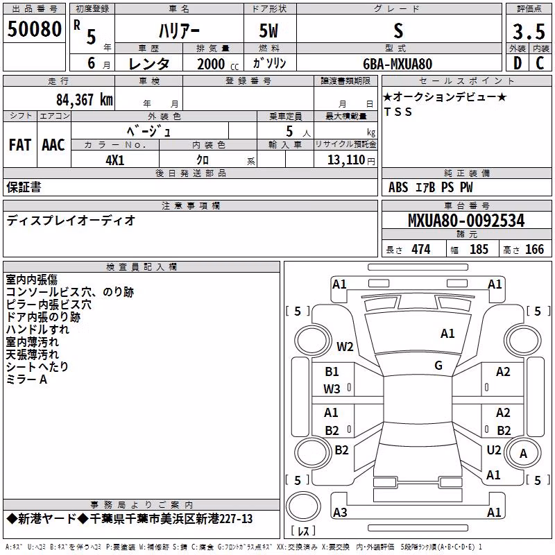 TOYOTA HARRIER