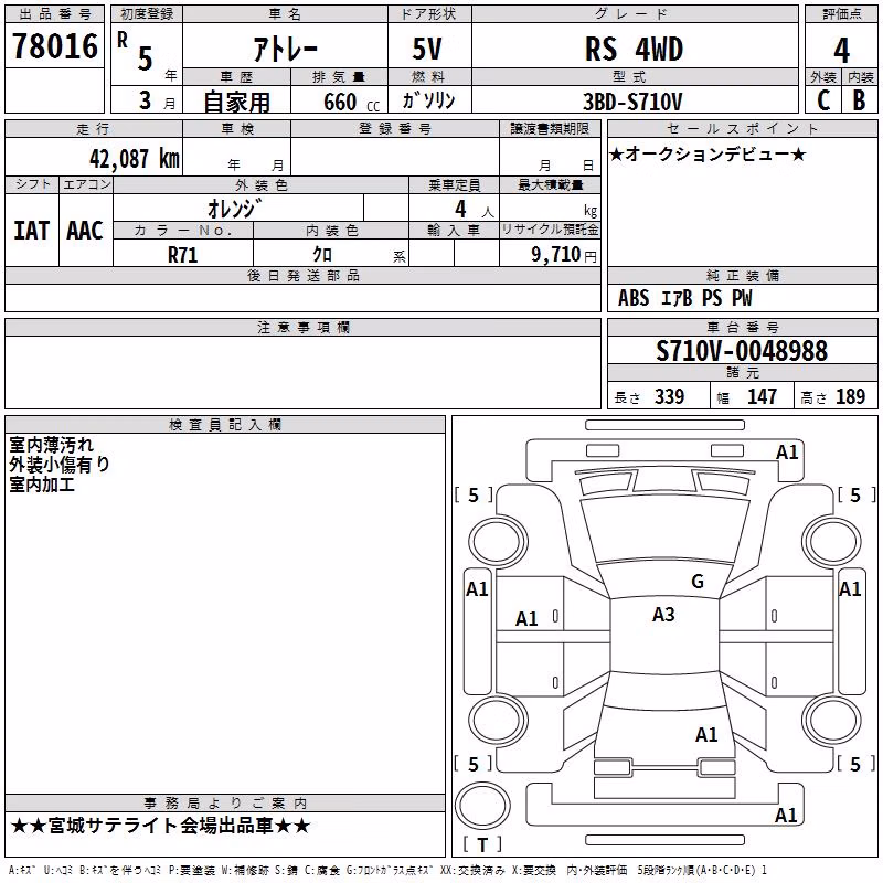 DAIHATSU ATRAI