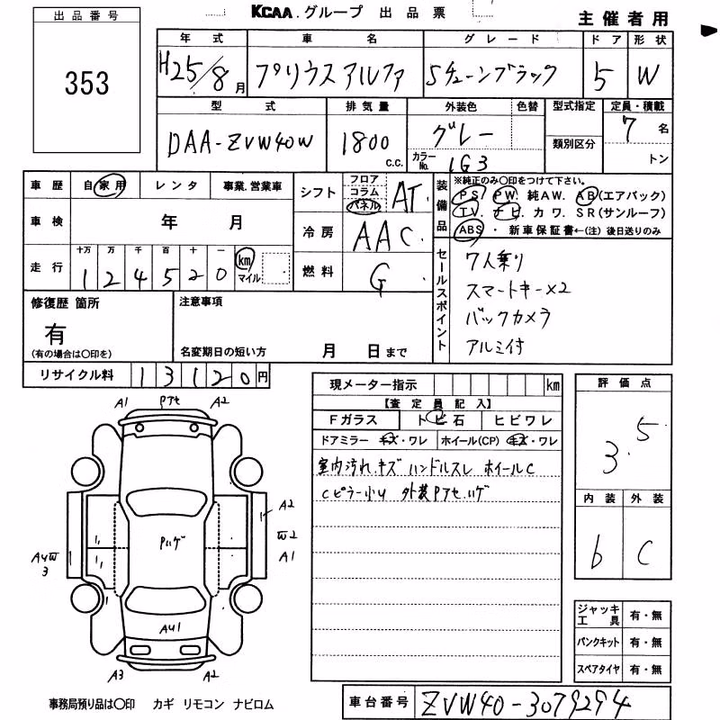 TOYOTA PRIUS ALPHA