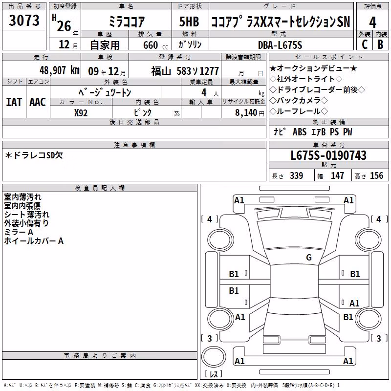 DAIHATSU MIRA COCOA