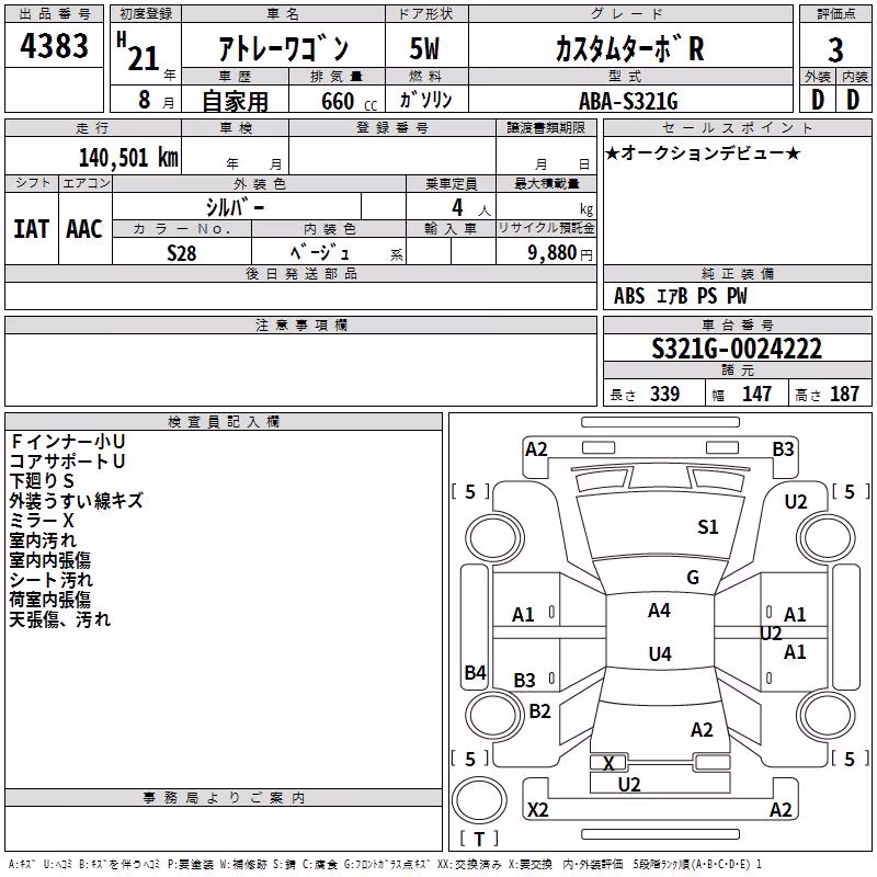 DAIHATSU ATRAI
