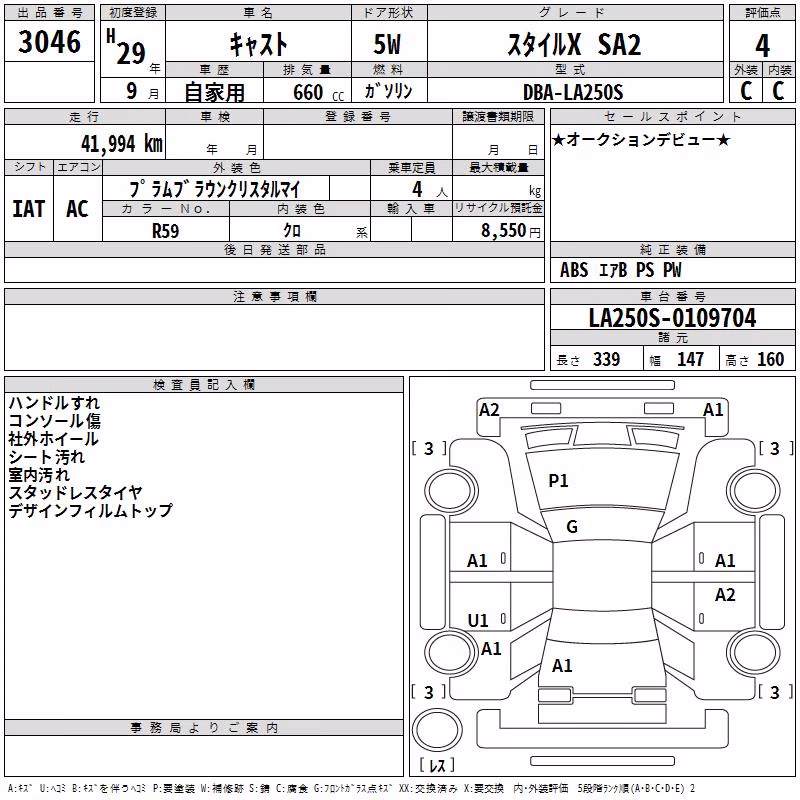 DAIHATSU CAST