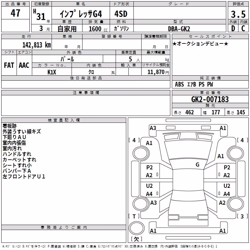 SUBARU IMPREZA