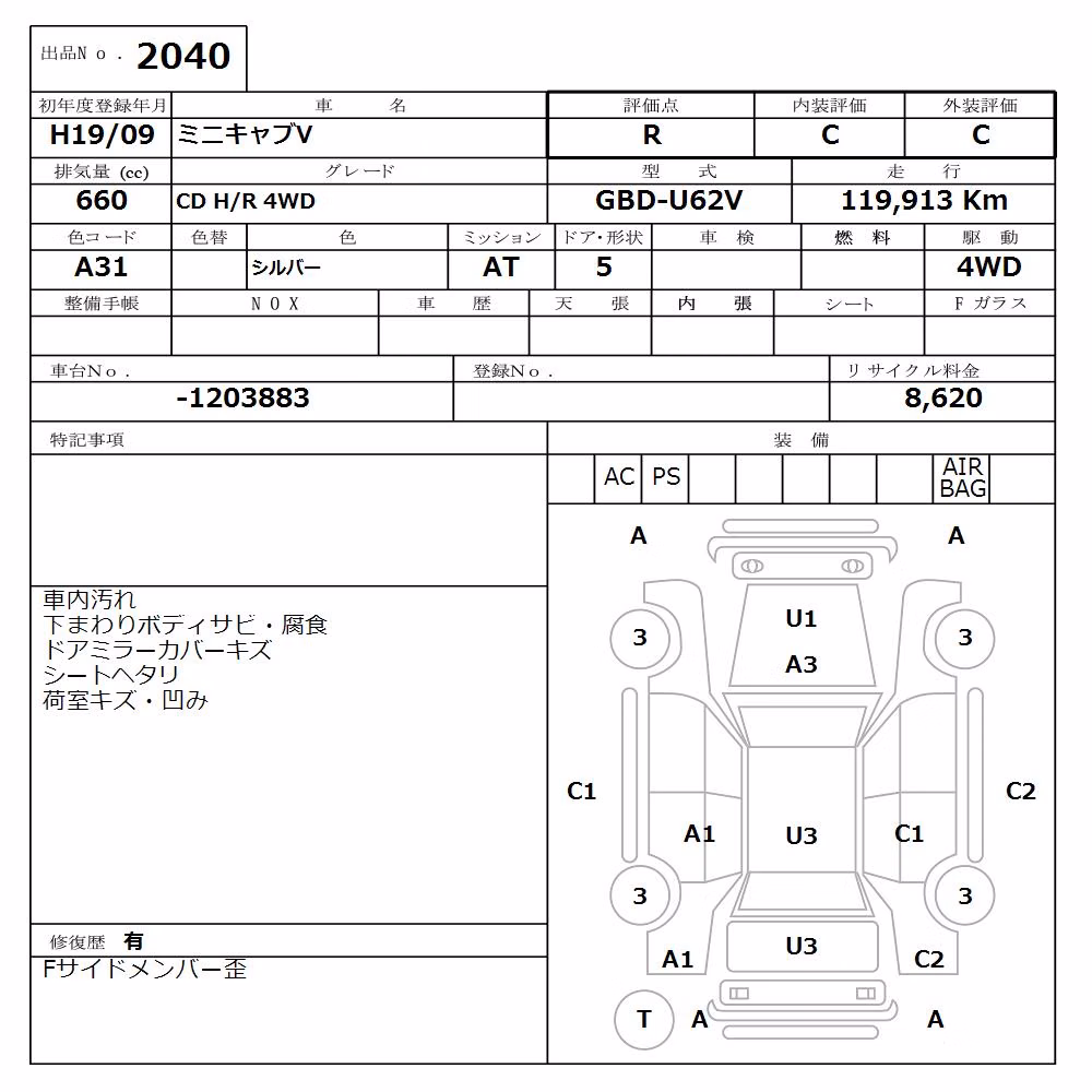 MITSUBISHI MINICAB