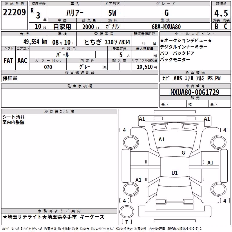 TOYOTA HARRIER