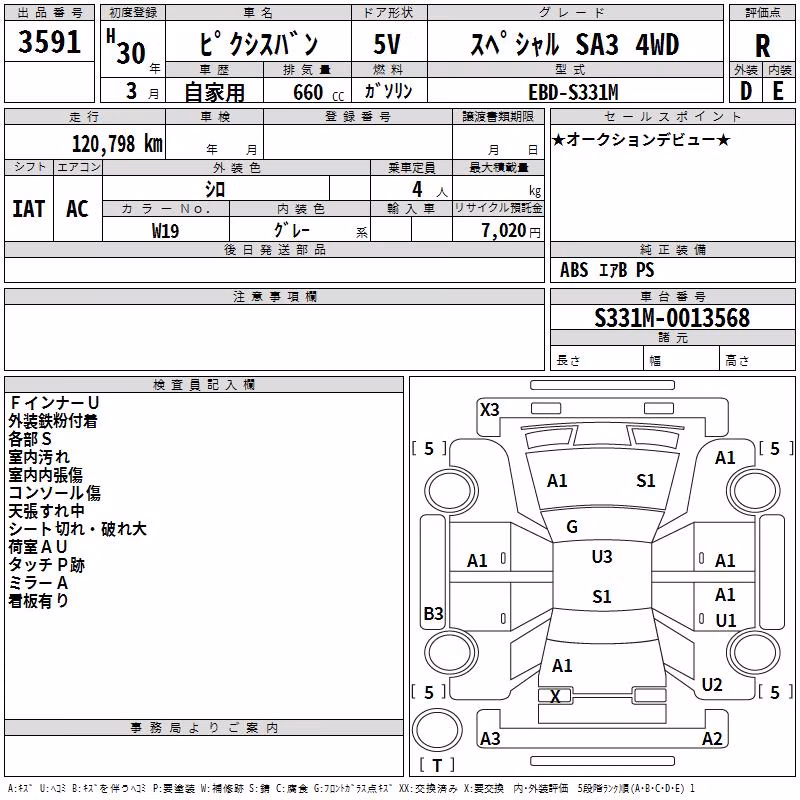 TOYOTA PIXIS VAN