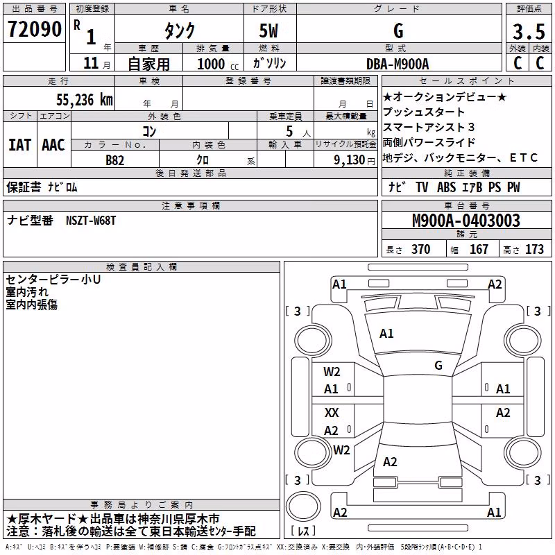 TOYOTA TANK