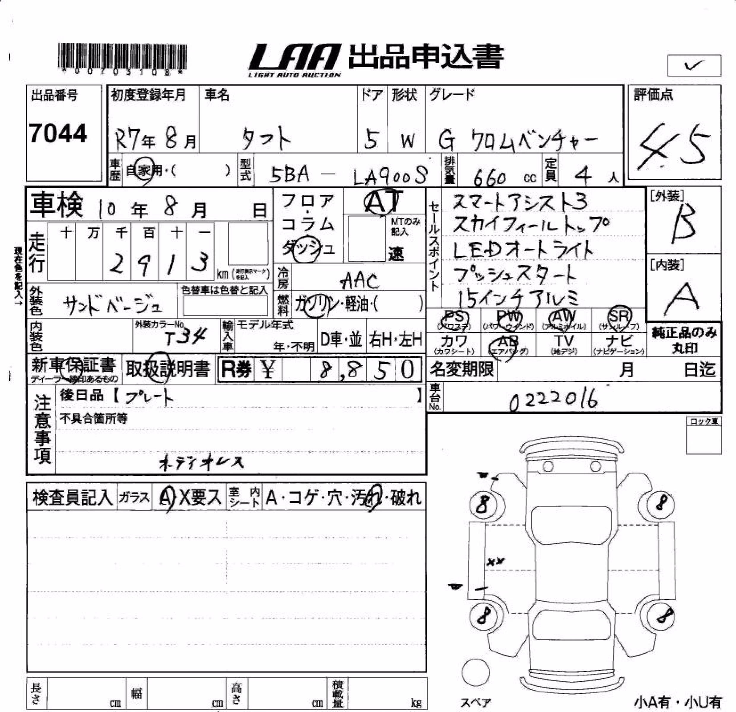DAIHATSU TAFT