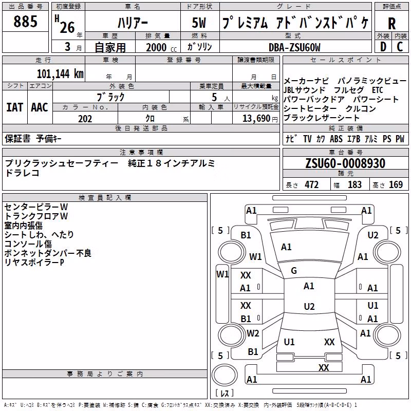 TOYOTA HARRIER