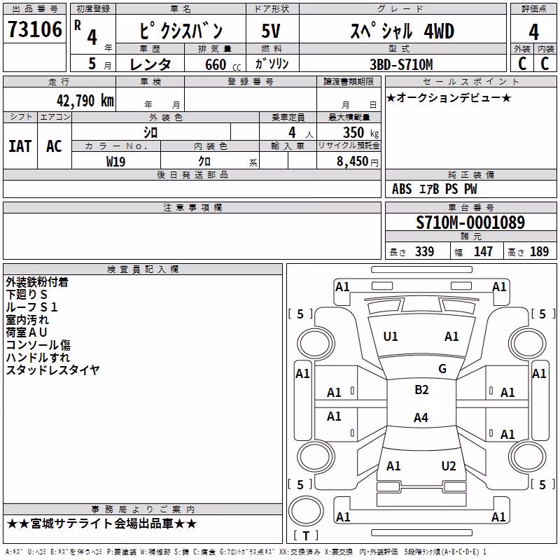 TOYOTA PIXIS VAN