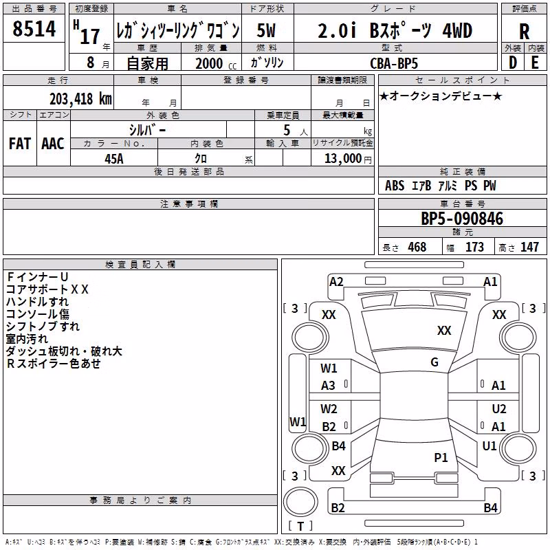 SUBARU LEGACY