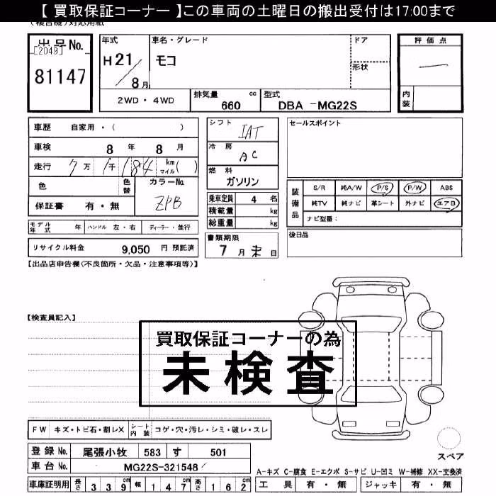 NISSAN MOCO