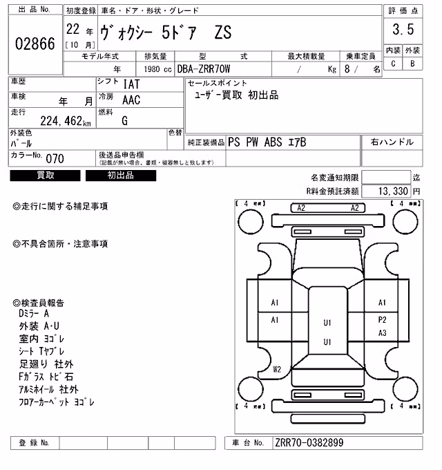 TOYOTA VOXY