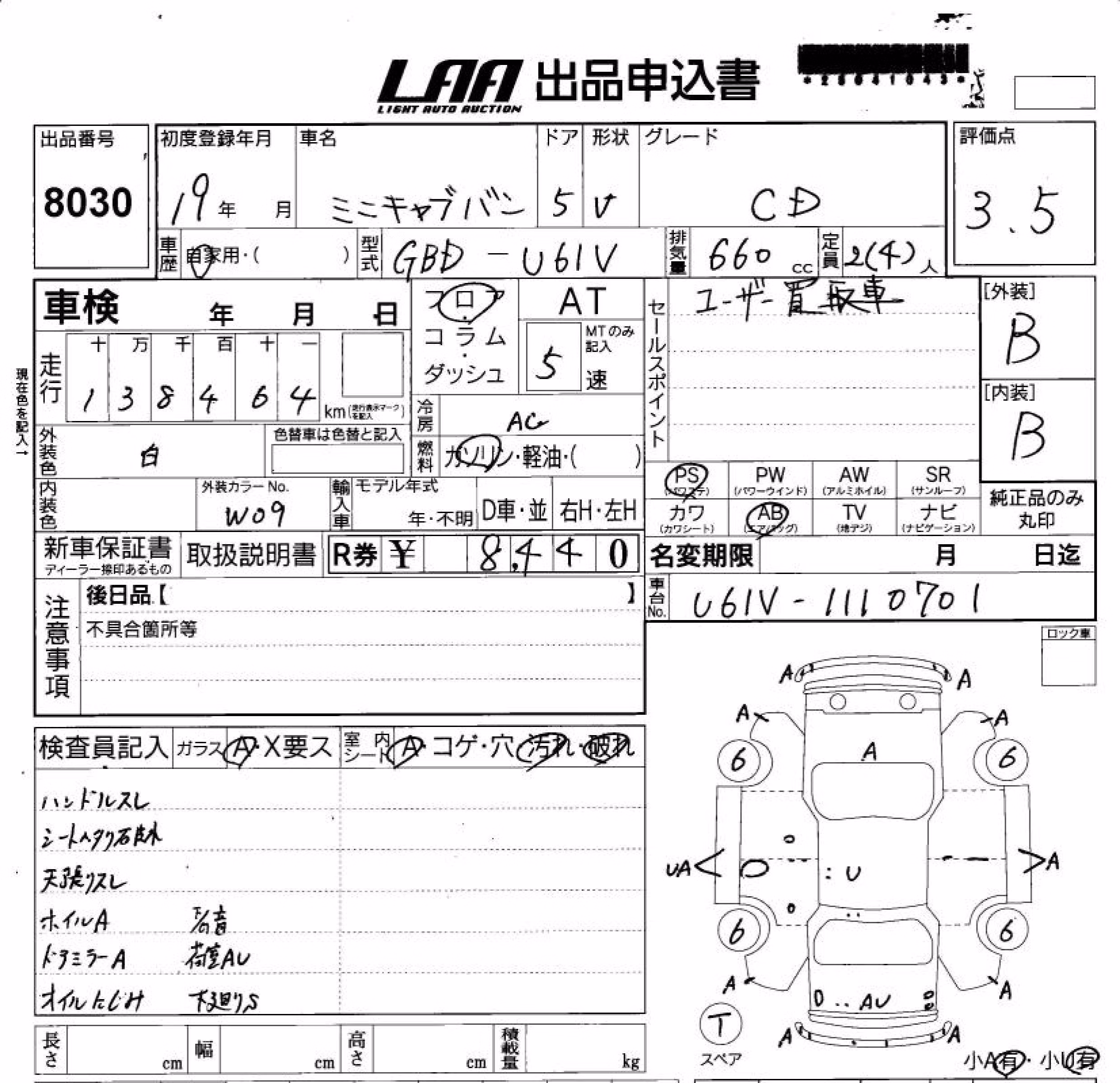 MITSUBISHI MINICAB