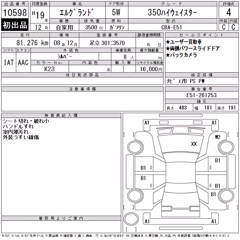 NISSAN ELGRAND