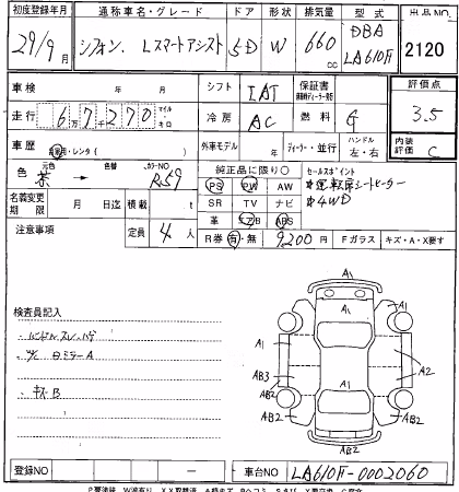 SUBARU CHIFFON