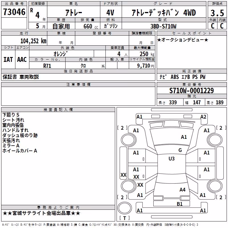 DAIHATSU ATRAI