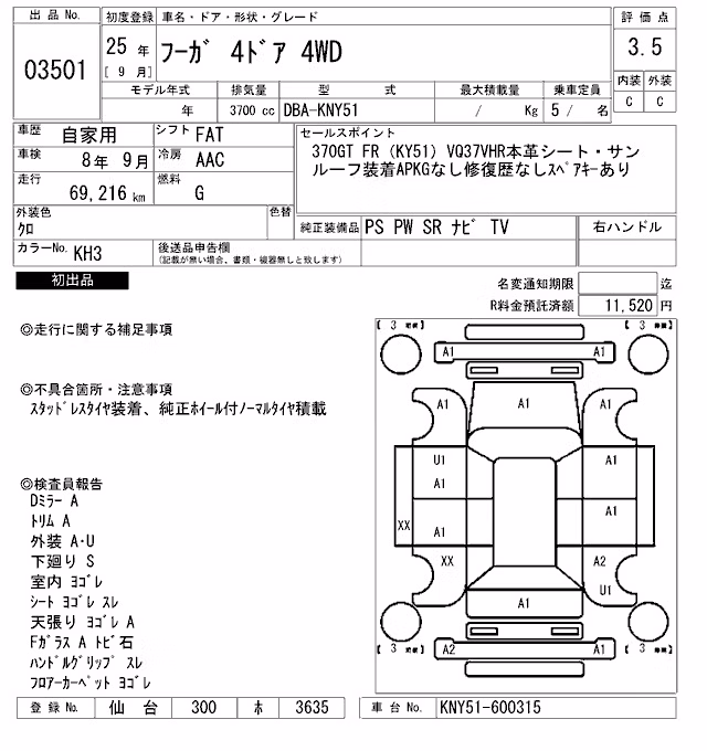 NISSAN FUGA