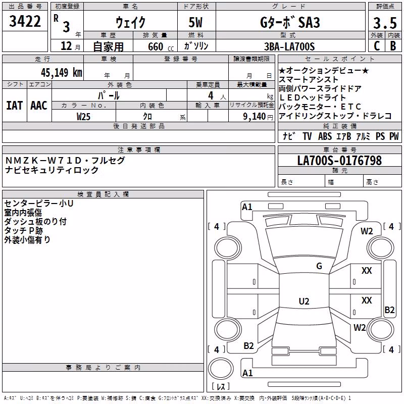 DAIHATSU WAKE