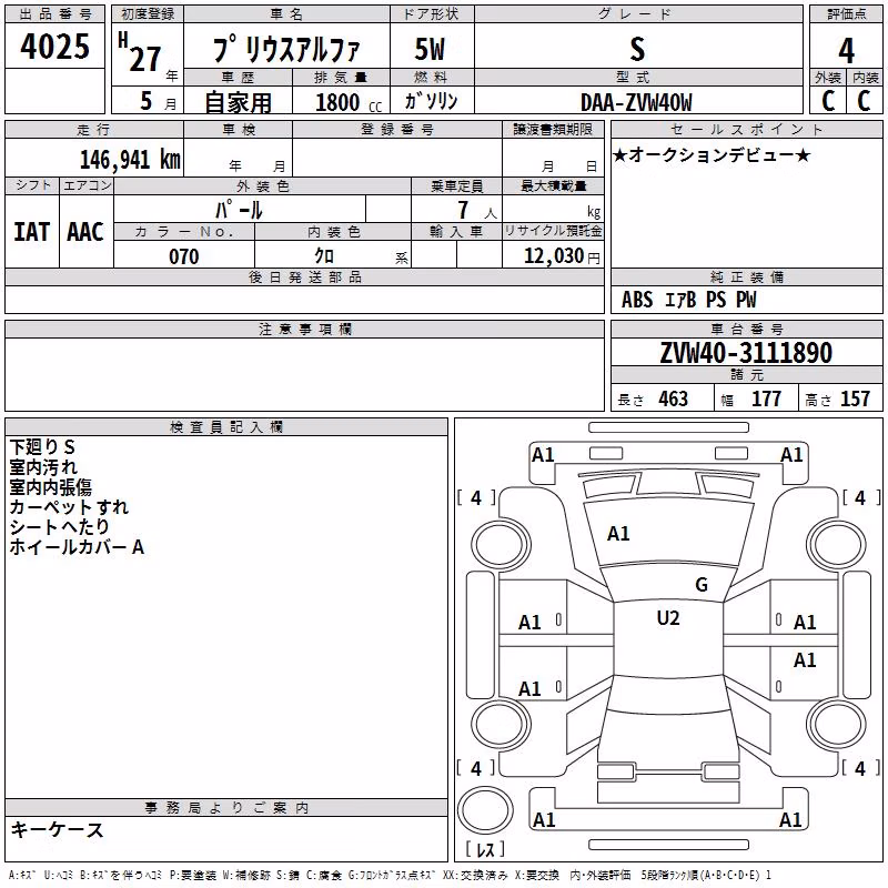 TOYOTA PRIUS ALPHA
