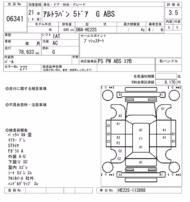 SUZUKI ALTO LAPIN