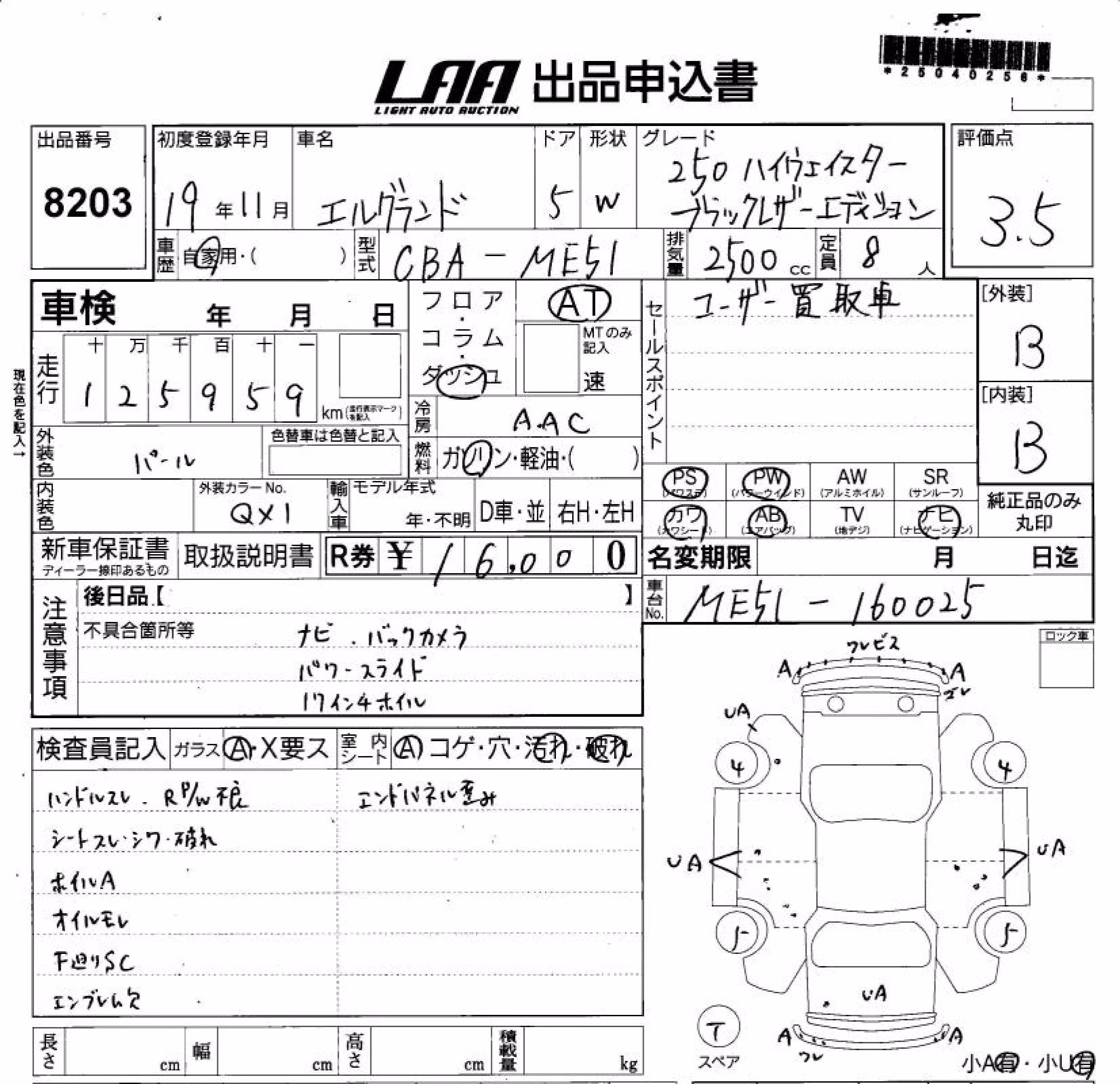 NISSAN ELGRAND