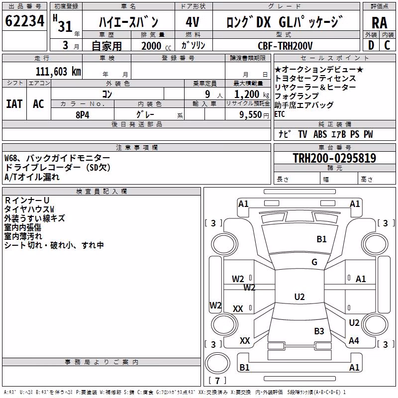 TOYOTA REGIUS ACE