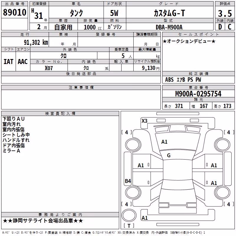 TOYOTA TANK
